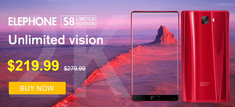 Elephone S8 Ediție limitată la vânzare la Gearbest.com