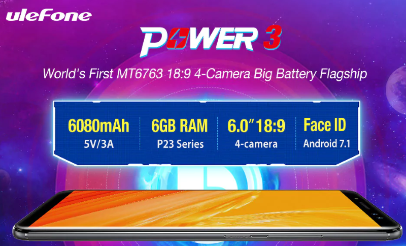 Ulefone Power 3 4G Phablet Flagship Smartphone Sale