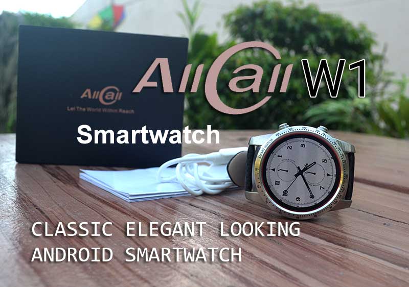 Revizuire AllCall W1 Smartwatch - Smartwatch clasic cu aspect elegant pentru Android