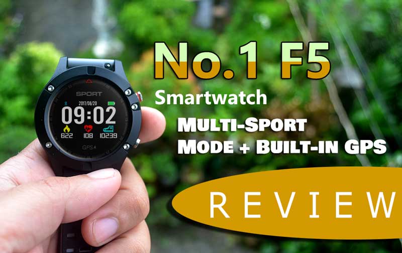 Nr.1 F5 Smartwatch Review - Mod multi-sport + GPS încorporat