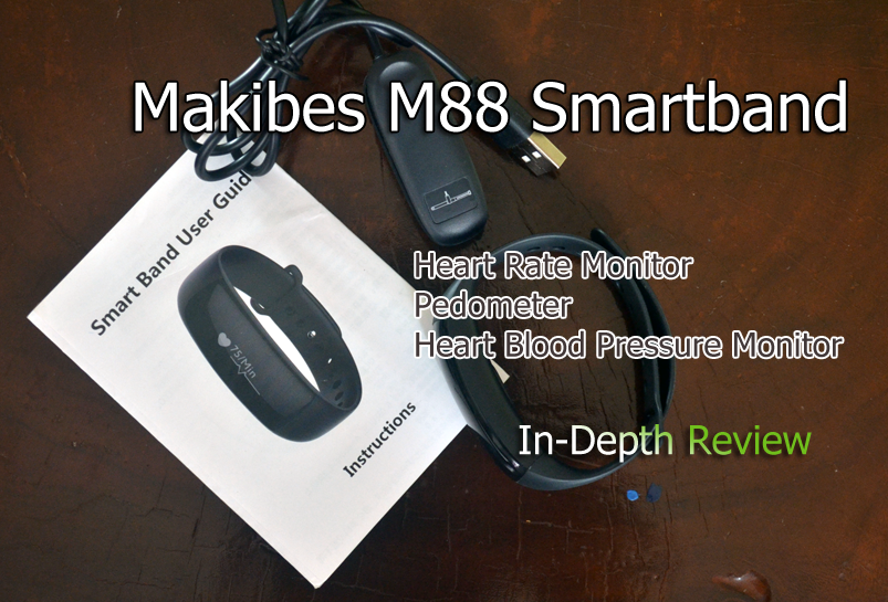 [Recenzie] Makibes M88 Smartband - Bandă de fitness pentru monitorizarea tensiunii arteriale