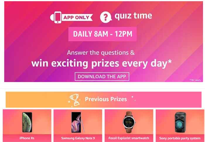 Concurs Amazon-Quiz
