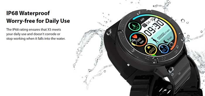 Blackview X5 Smartwatch - Ceas inteligent sport durabil