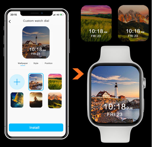 FK88-Smartwatch-fețe-ceas