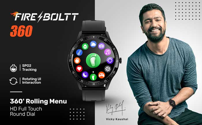 Fire-Boltt 360 Smartwatch - Cu jocuri încorporate