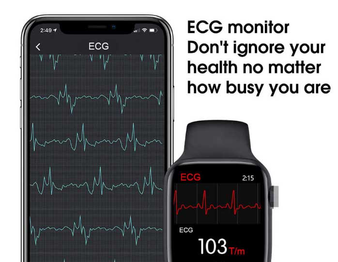 Monitor ECG pentru IWO-W46-smartwatch