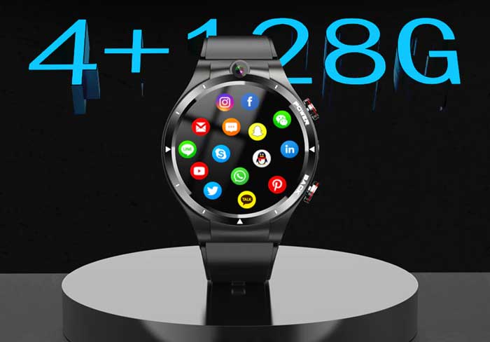 LEMFO LEM15 Smartwatch - Cel mai mare spațiu de stocare pentru Smartwatch de 128 GB
