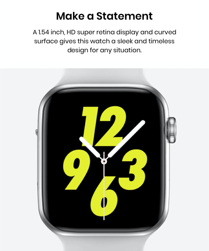 ModernMerch Smartwatch - Versiunea actualizată pentru 2020 - O clonă Watch 5?