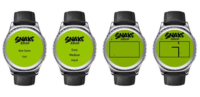 aplicația smartwatch șarpe 3310