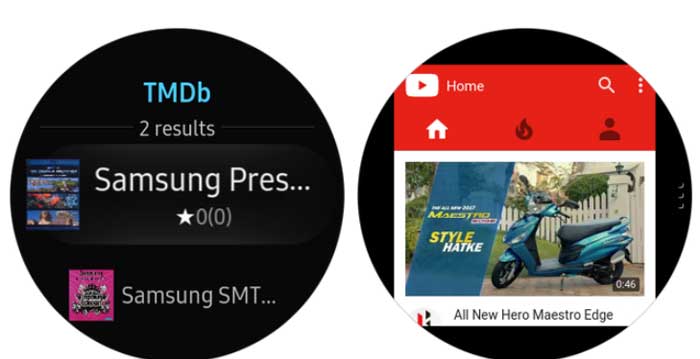 Samsung Internet pentru Galaxy Watch