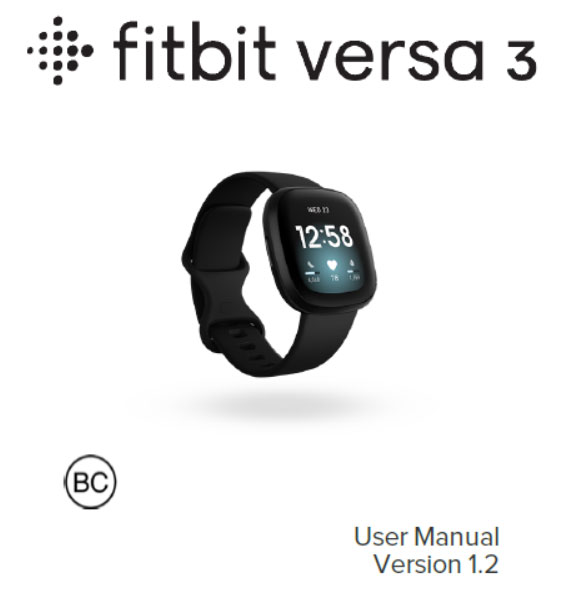 Fitbit-Versa-3-Manual de utilizare