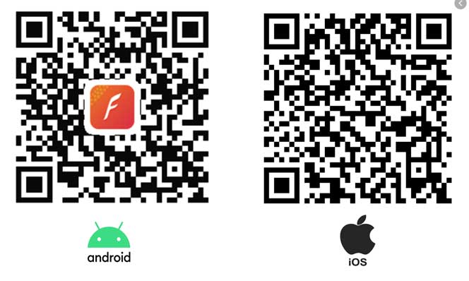 Cod QR pentru iOS și Android, aplicația VerfyFit Pro
