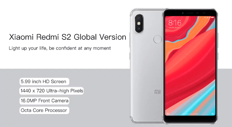 Xiaomi Redmi S2 - Cameră frontală de 16,0 MP, Deblocare față AI cu ecran HD de 5,99 inci disponibil acum