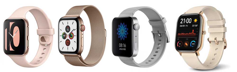 Comparație specificații Oppo Watch, Apple Watch, Mi Watch și Amazfit GTS