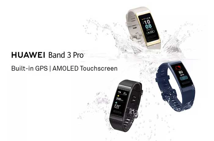 Huawei Band 3 Pro SmartBand - Ecran AMOLED + GPS încorporat