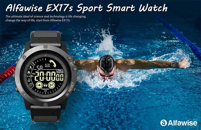 Alfawise EX17S Sports Smartwatch - Cod cupon