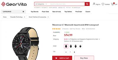 Microwear L7 Smartwatch Deal (cod promoțional)